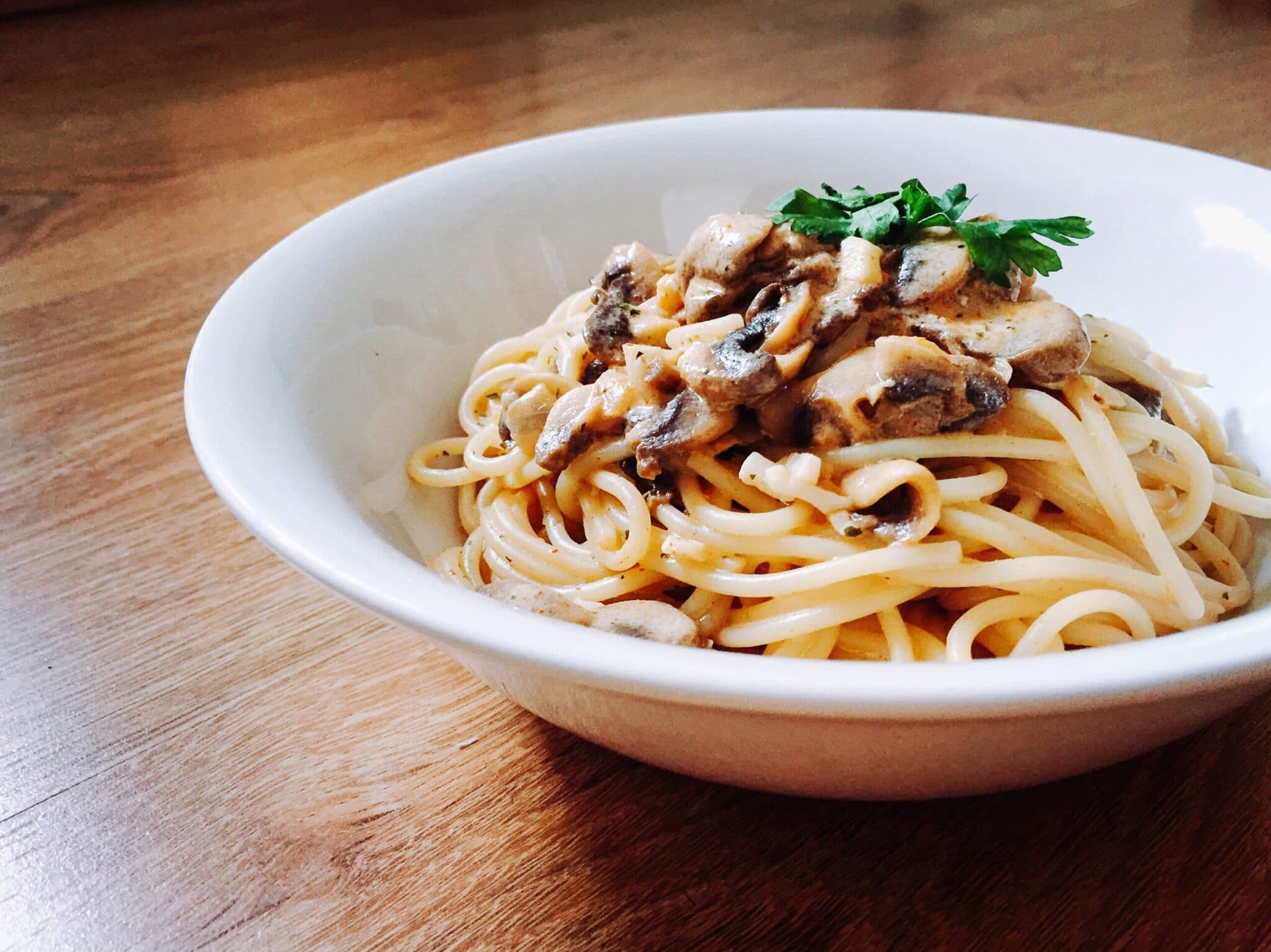 Making Mushroom Stroganoff ET Food Voyage