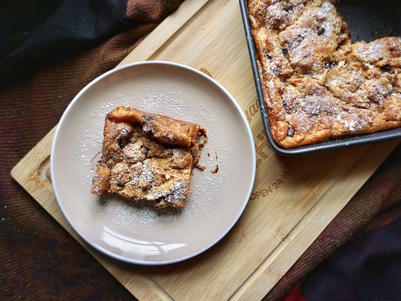 Pain Au Chocolate Bread and Butter Pudding
